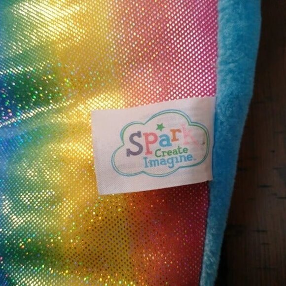 Spark Create Imagine Narwhal Whale /Unicorn 50" RARE LARGE Plush Stuffed Animal - Picture 2 of 8